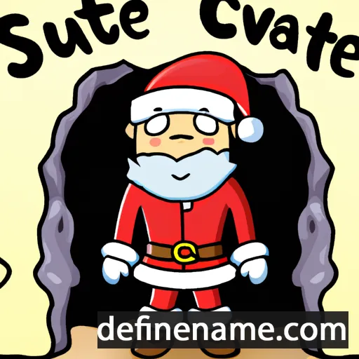 Cueva Santa cartoon