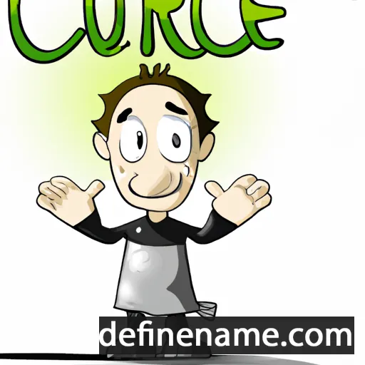 cartoon of the name Cuire