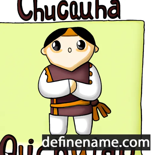 cartoon of the name Cuitláhuac