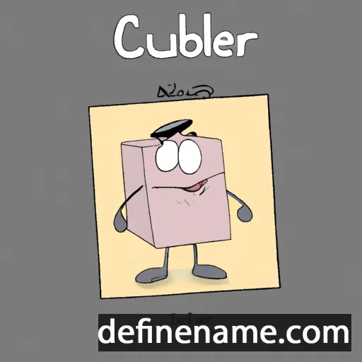 cartoon of the name Culbert