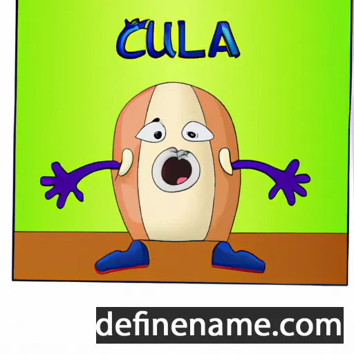 cartoon of the name Culla