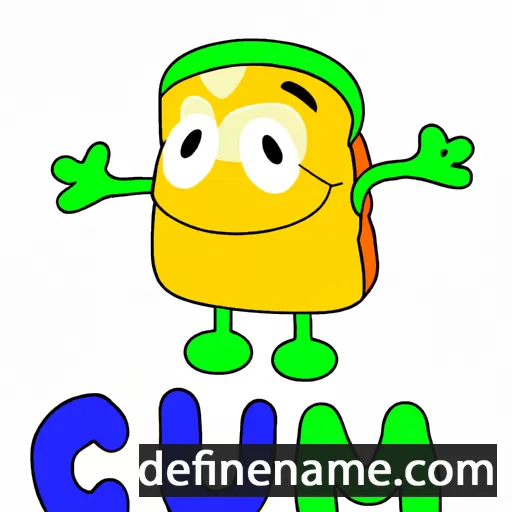 cartoon of the name Cumi