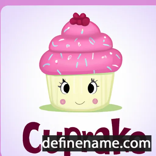 cartoon of the name Cupcake