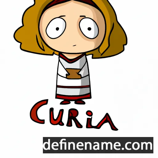 cartoon of the name Curia