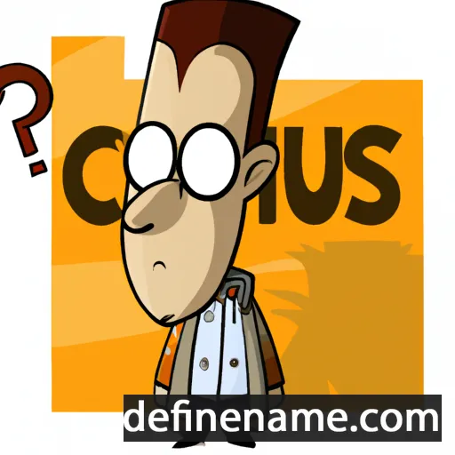 cartoon of the name Curius