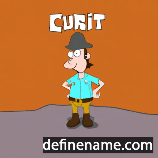 cartoon of the name Curtel