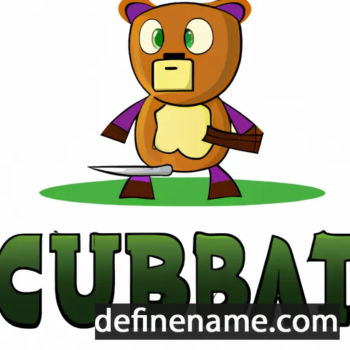 cartoon of the name Cutbear