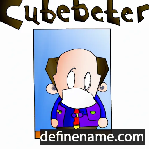 cartoon of the name Cuthberte