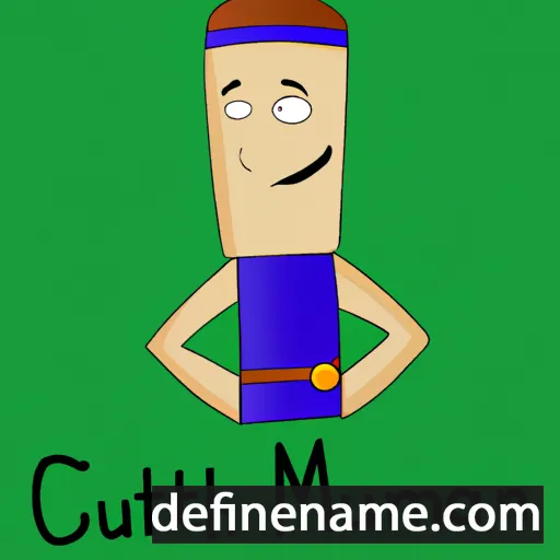 cartoon of the name Cuthman