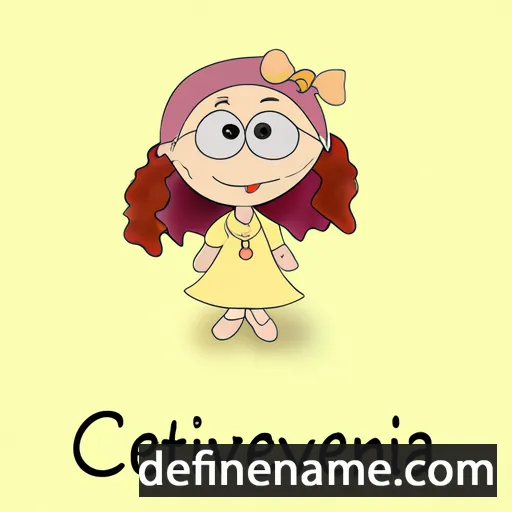 cartoon of the name Cvetelina