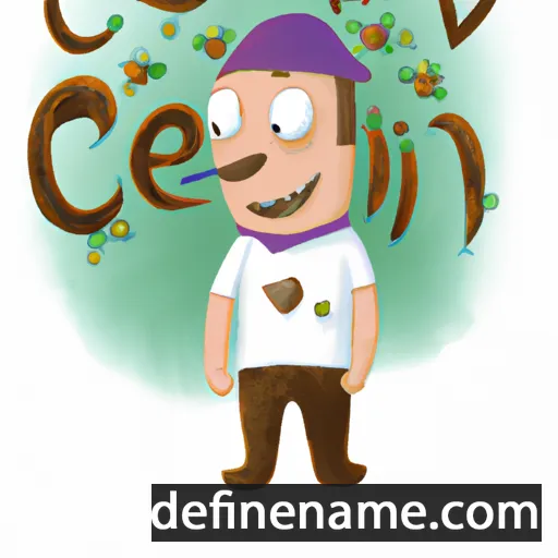 cartoon of the name Cvetin