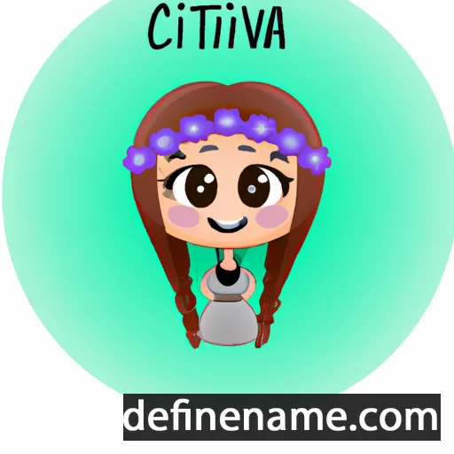 cartoon of the name Cvitana