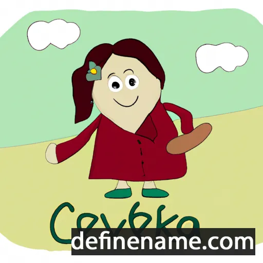 cartoon of the name Cvjetka