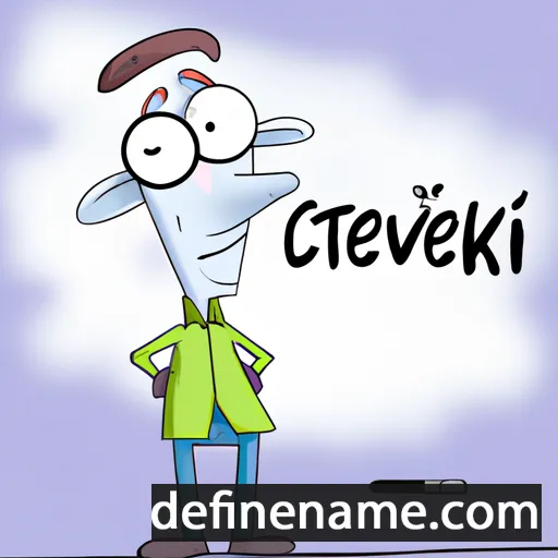 cartoon of the name Cvjetko