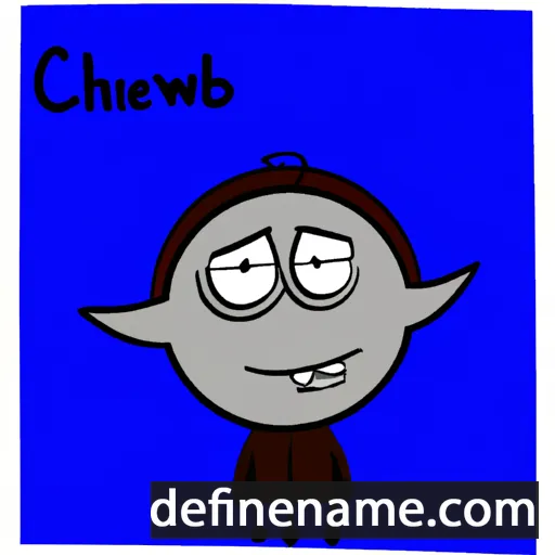 cartoon of the name Cwenburh