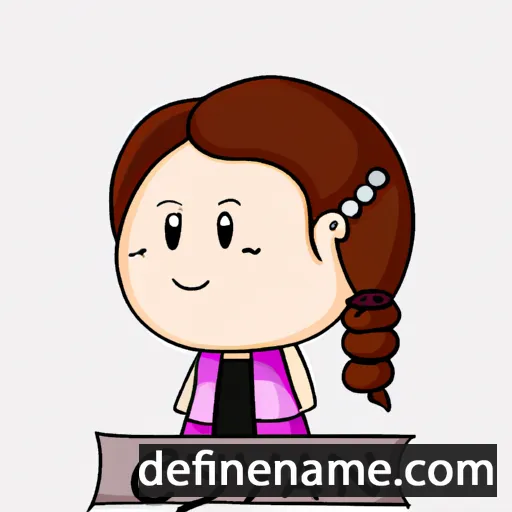 cartoon of the name Cyane