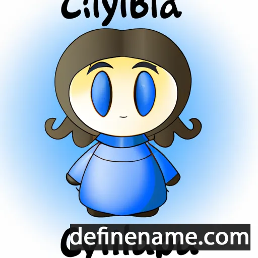 cartoon of the name Cybilla