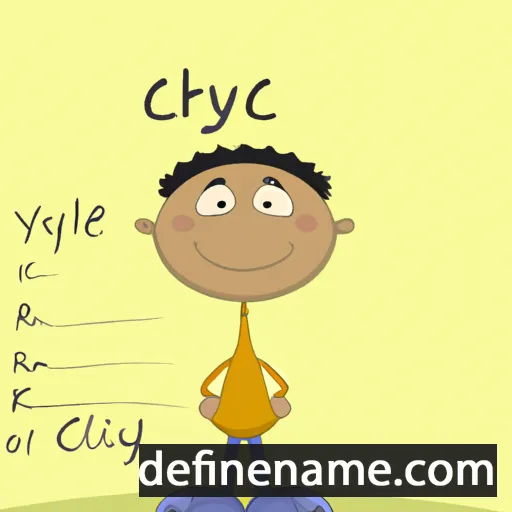 cartoon of the name Cycril