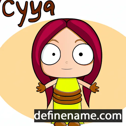 Cyda cartoon