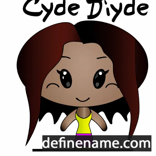 cartoon of the name Cydnee