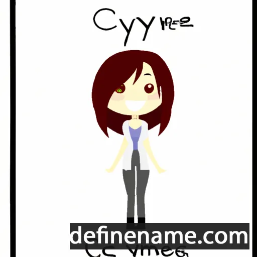 cartoon of the name Cyene