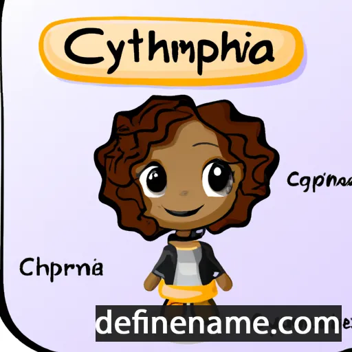 Cynethia cartoon