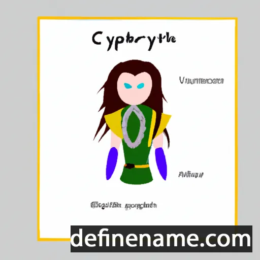 Cynethryth cartoon