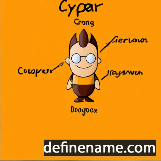 cartoon of the name Cyngar