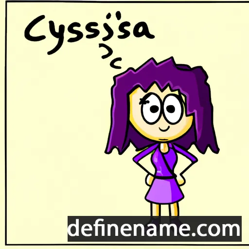 cartoon of the name Cynisca