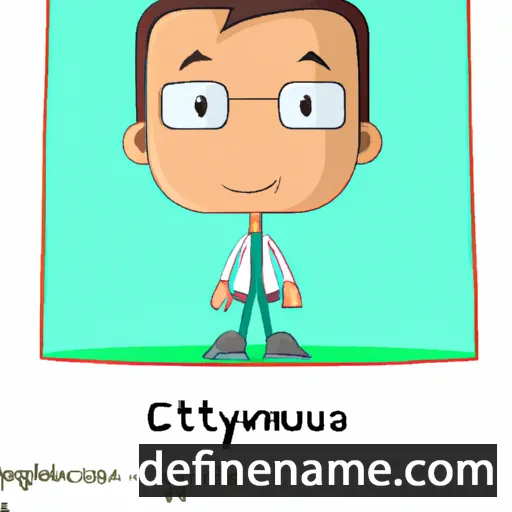 cartoon of the name Cynthius