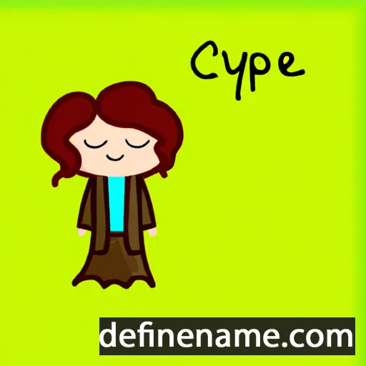 Cyprine cartoon