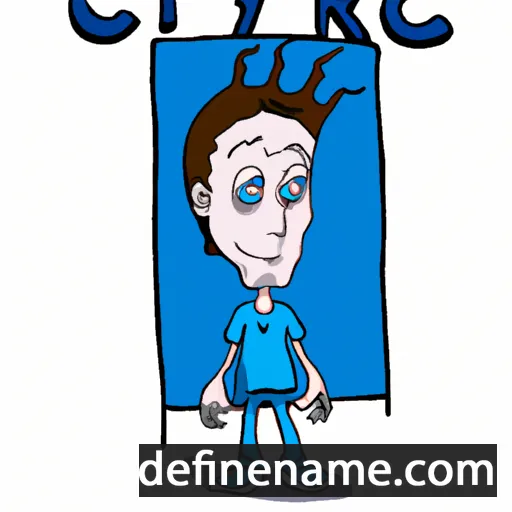 cartoon of the name Cyr