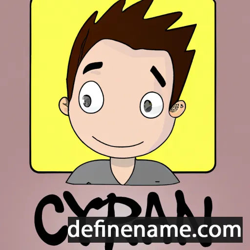 cartoon of the name Cyran