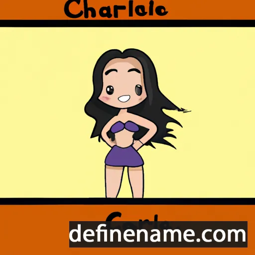 cartoon of the name Czarlene