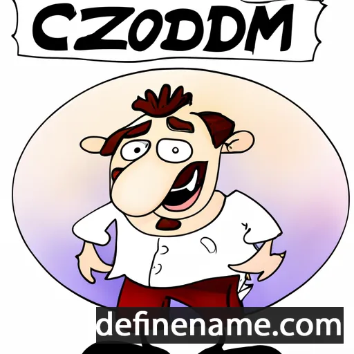 cartoon of the name Czedomir