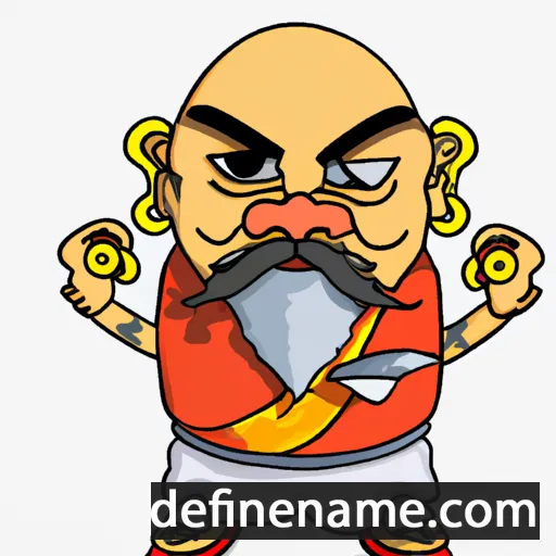 cartoon of the name Da-fu