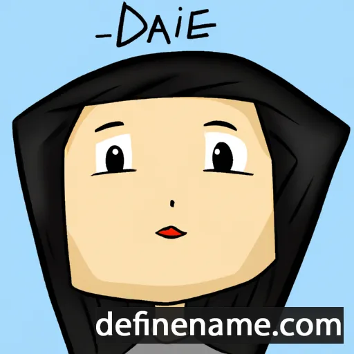 cartoon of the name Da-hye