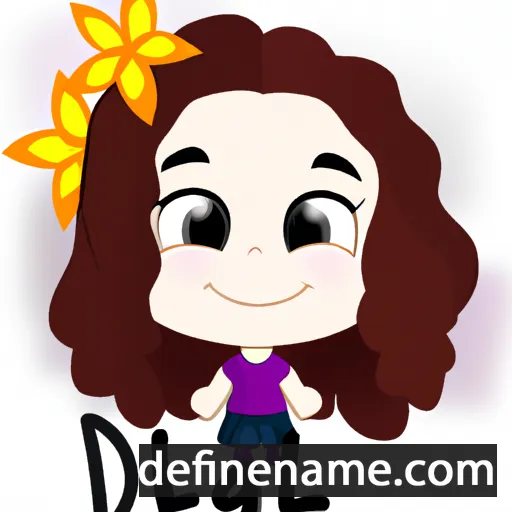 cartoon of the name Dália