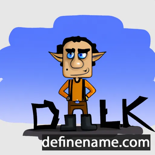 Dálkr cartoon