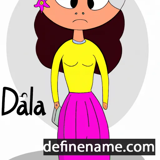 Dālija cartoon