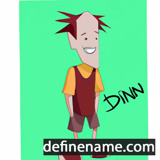 cartoon of the name Dəfnə