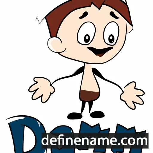 cartoon of the name Daamin