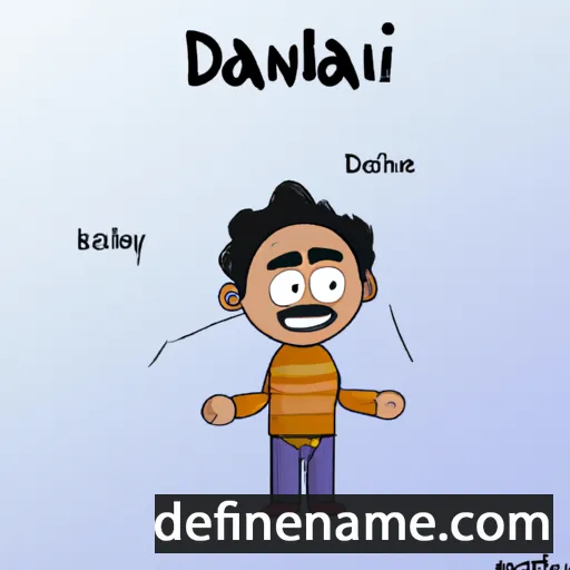 cartoon of the name Daanyaal