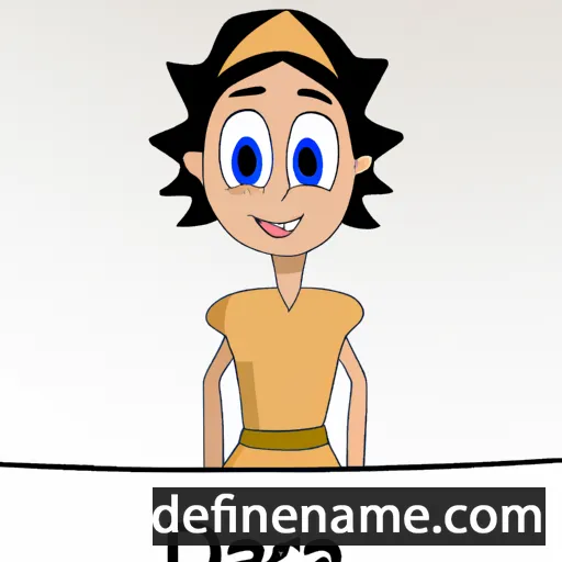 cartoon of the name Daara