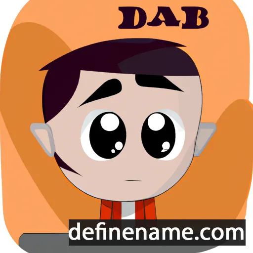 cartoon of the name Daban