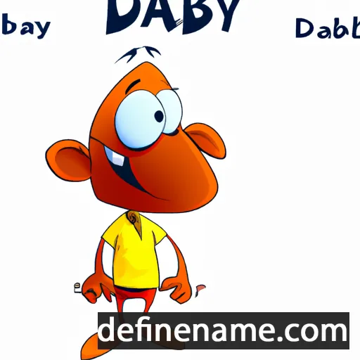 cartoon of the name Dabyl