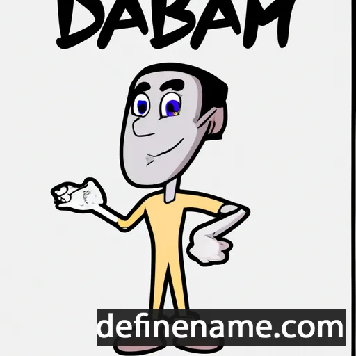 cartoon of the name Dabyn