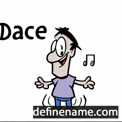 cartoon of the name Dace