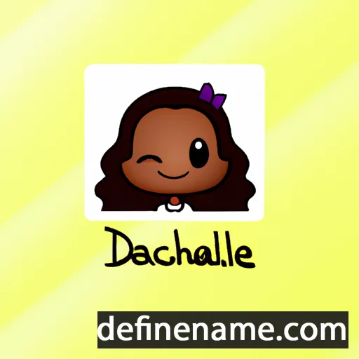 cartoon of the name Dachelle