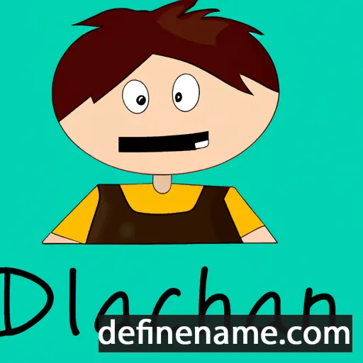 cartoon of the name Dachlan